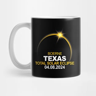 Boerne Texas Total Solar Eclipse 2024 Mug